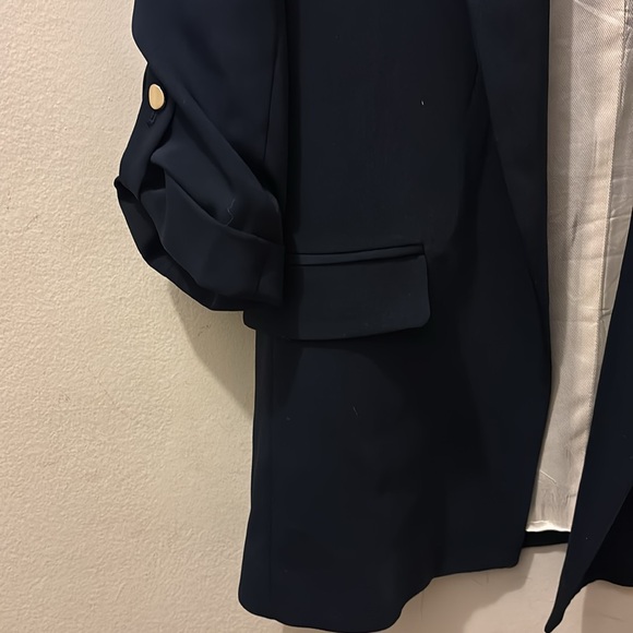 Zara suit jacket size M Navy - Picture 4 of 4
